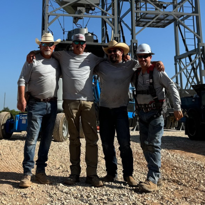 image of 4 men who work for Cash Jones Ready Mix