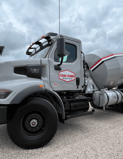 image of Cash Jones Ready Mix facility and cement truck