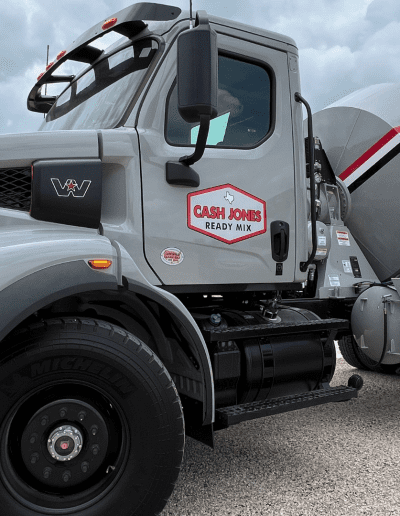 image of Cash Jones Ready Mix cement trucks